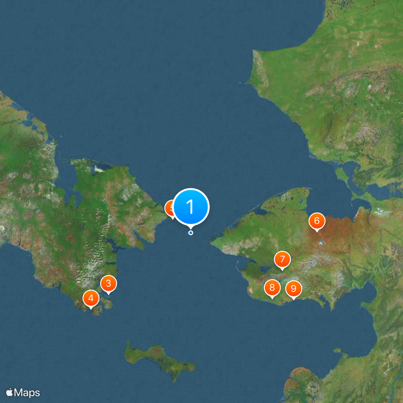 Diómedes Menor Mapa