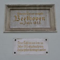 Gedenktafel für Ludwig van Beethoven