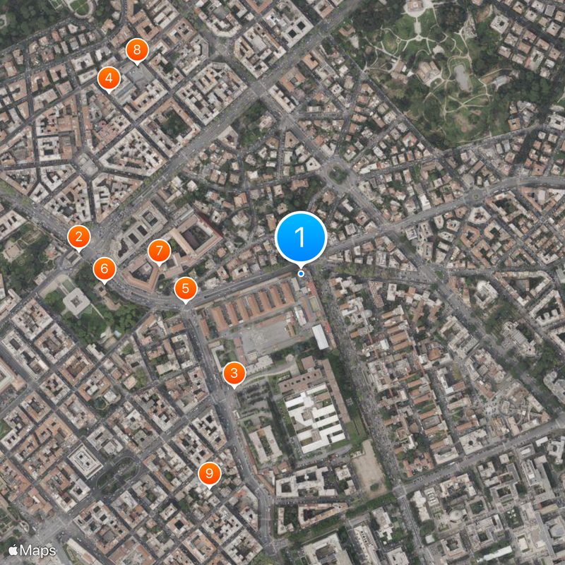 Castra Praetoria Map