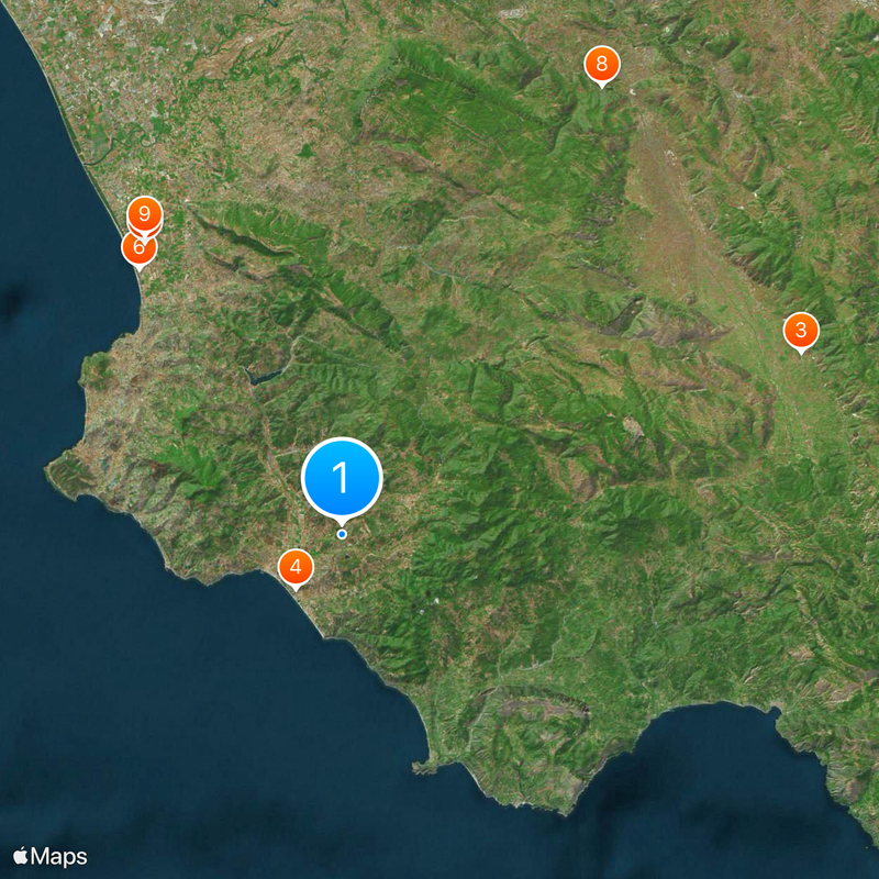 Parco nazionale del Cilento, Vallo di Diano e Alburni Mappa