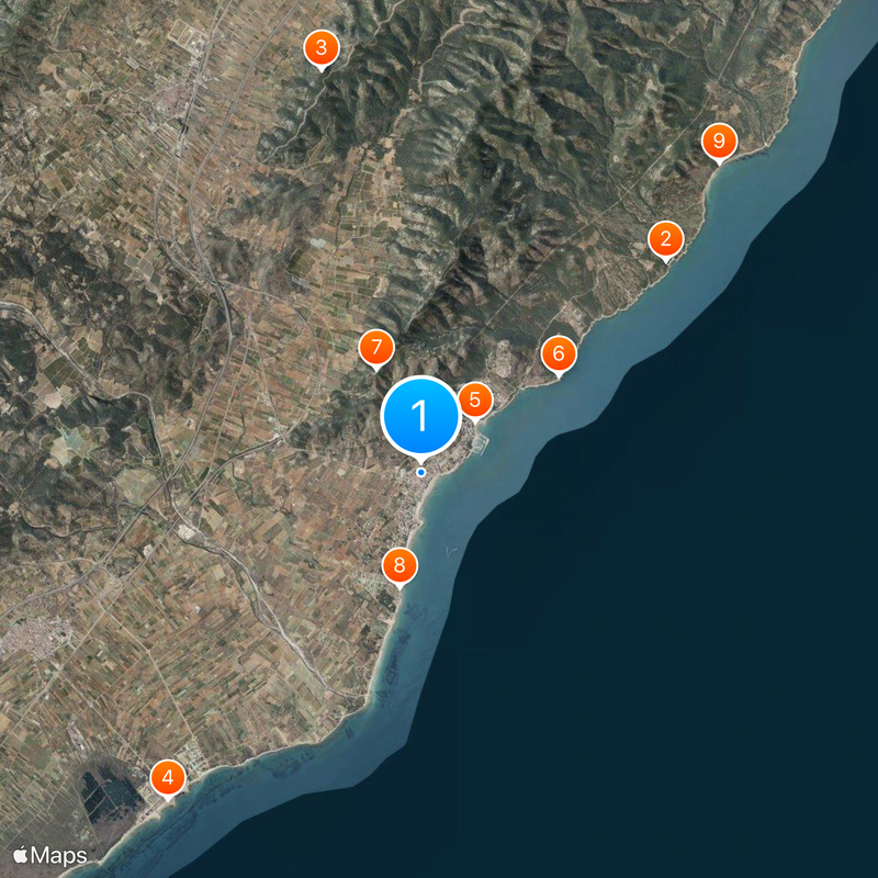 Alcossebre Map