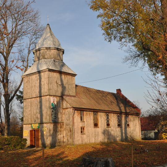 Kościół ewangelicki, ob. rzym-kat. Oczyszczenia NMP, kon. XVI/XVII