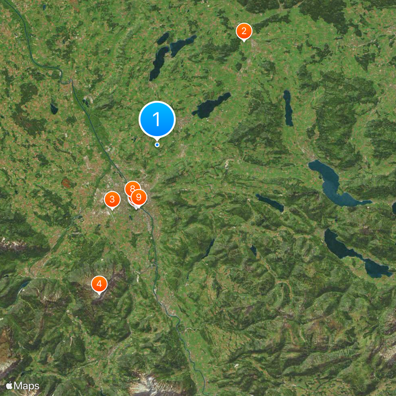 Distretto di Salzburg-Umgebung Mappa