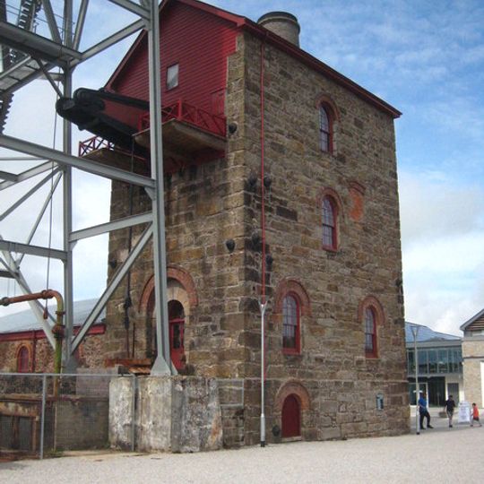 Pump Engine House To Robinsons Shaft At South Crofty Mine