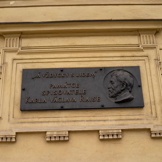 Pamětní deska Karla Václava Raise v Praze