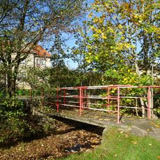 Lávka přes Zašovský potok v Zašové proti čp. 101