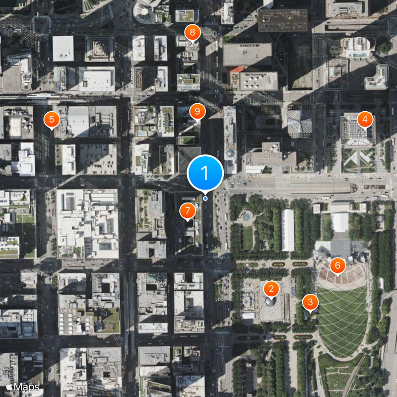 Chicago Pedway Map