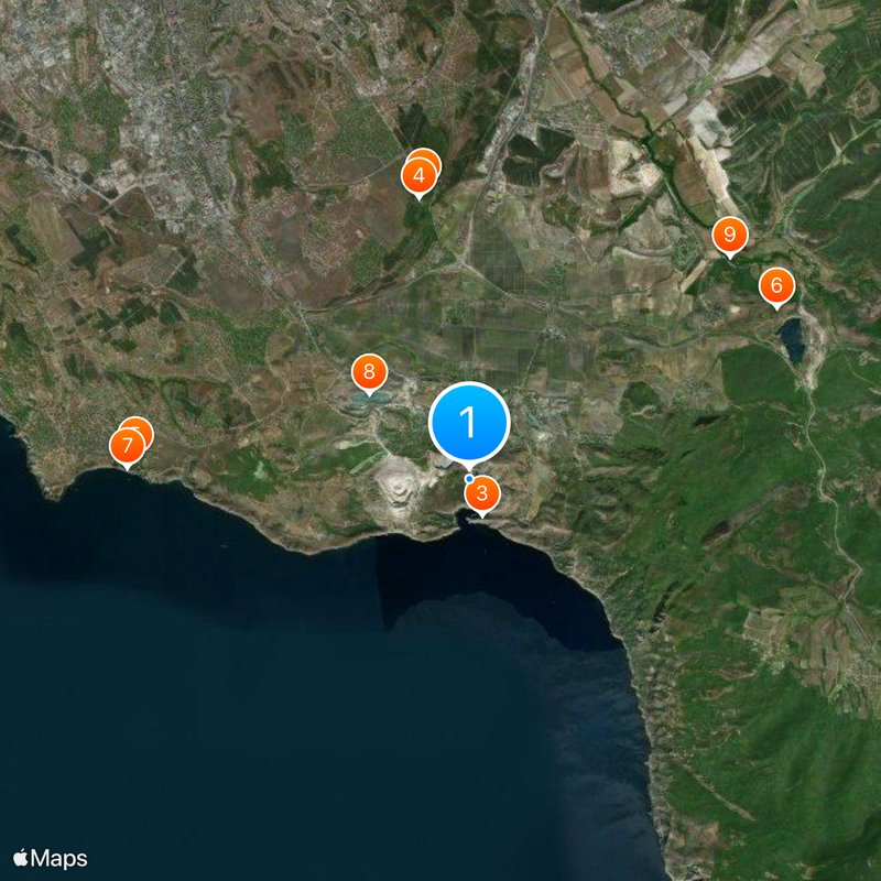 Naval museum complex Balaklava Map