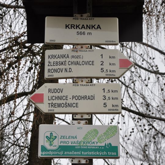 Rozcestník Krkanka