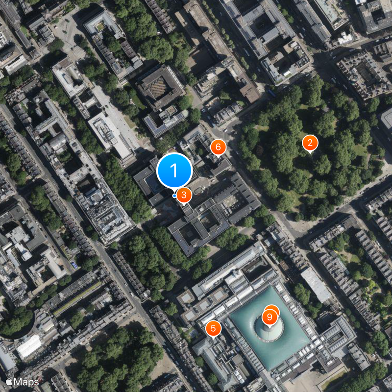 University of London Map