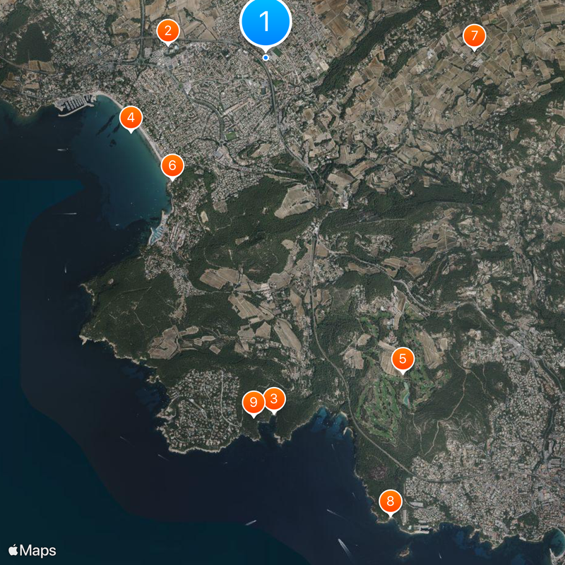Saint-Cyr-sur-Mer Map