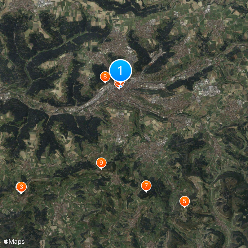 Schwäbisch Gmünd Mapa