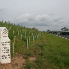 Milestone, on new UC road N of Bramham