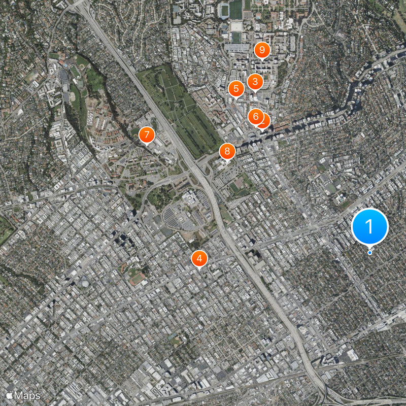 West Los Angeles Map