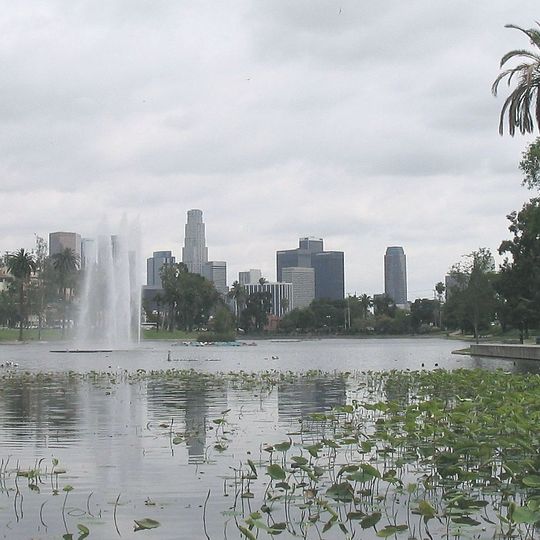 Jardín de lotos del Echo Park