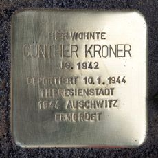 Stolperstein en memoria de Günther Kroner