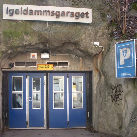Igeldammsgaraget shelter