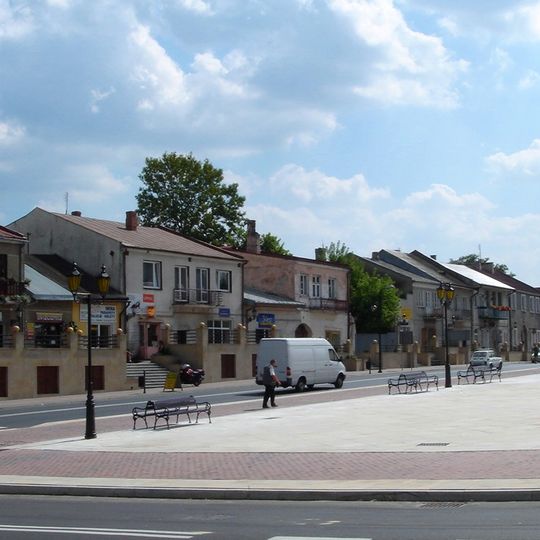 Urban layout of Szczebrzeszyn