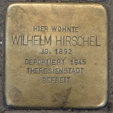 Stolperstein en memoria de Wilhelm Hirschel