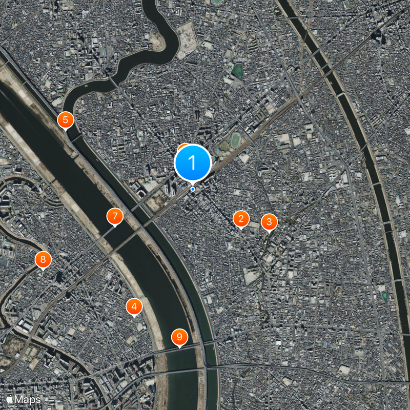 Shin-Koiwa Station Map