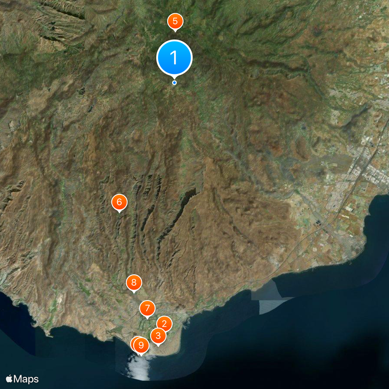 San Bartolomé de Tirajana Mapa
