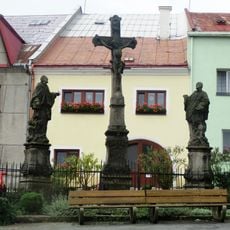 Sochy svatého Jana Sarkandra, svatého Jana Nepomuckého a Ukřižování