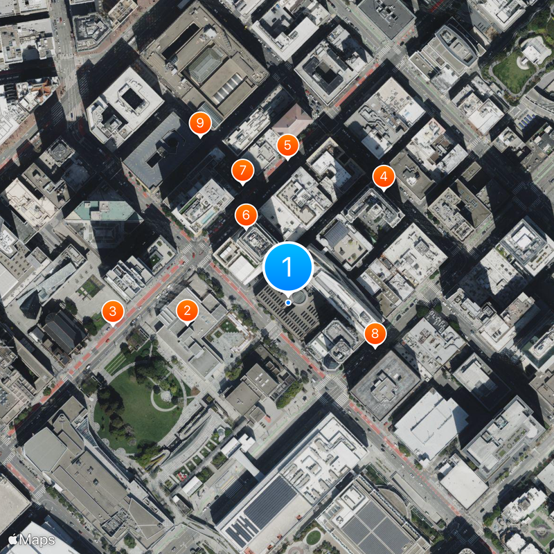 Museo de Arte Moderno de San Francisco Mapa