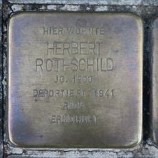Stolperstein en memoria de Herbert Rothschild