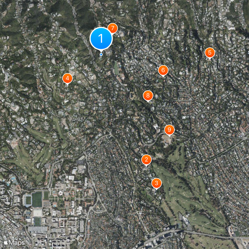 The Pritzker Estate Map