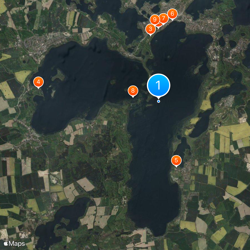 Großer Plöner See Map