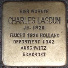 Stolperstein dedicated to Charles Lasdun