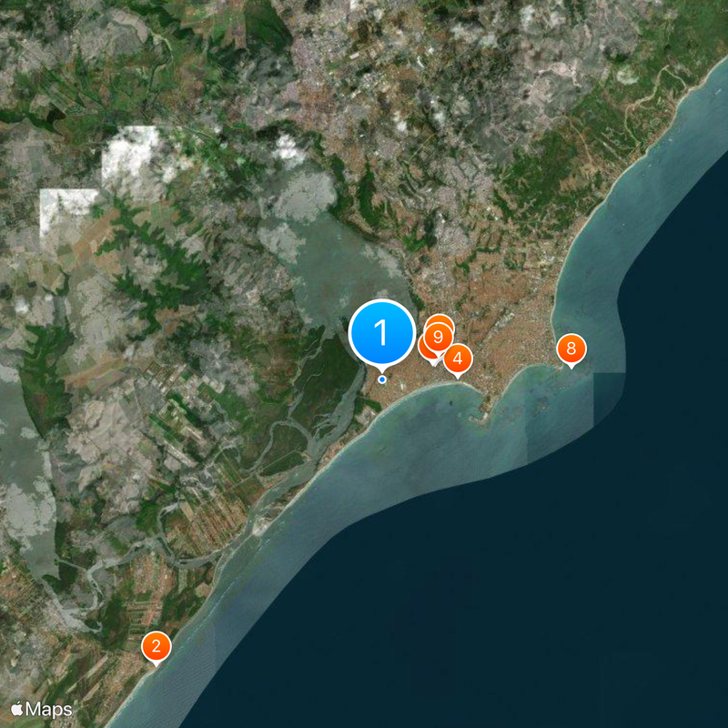 Estádio Rei Pelé Map