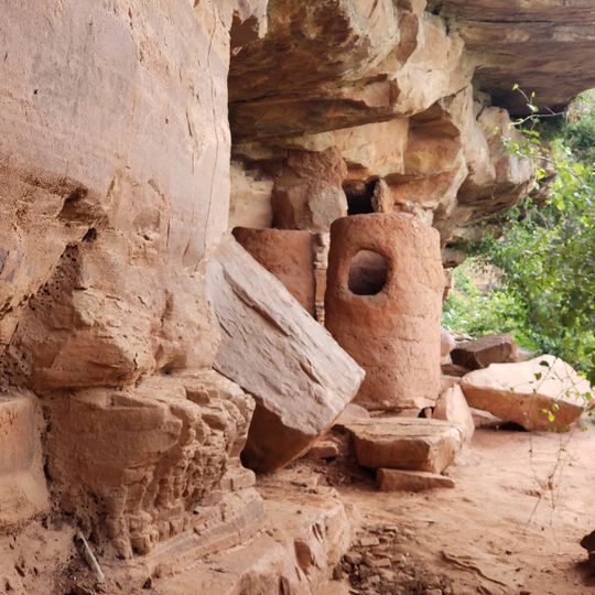 Granaries at the Caves of Nok