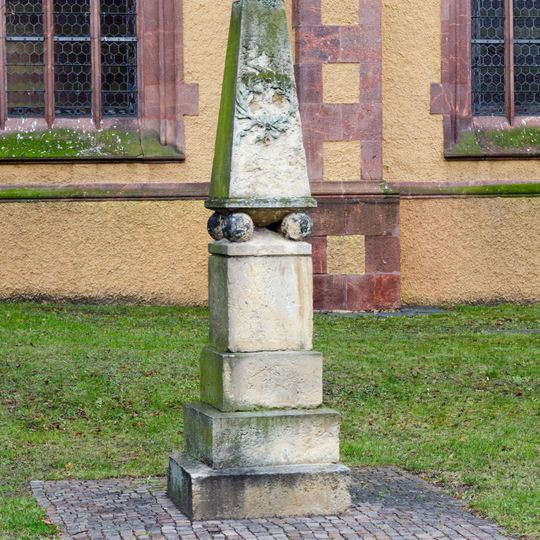 Denkmal für im Deutsch-Französischen Krieg gefallene Einwohner der Stadt Oederan und der benachbarten Orte Martin-Luther-Platz -
