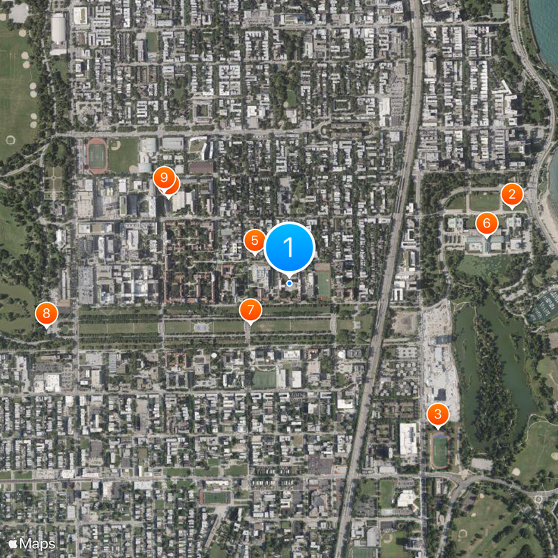 University of Chicago Laboratory Schools Map