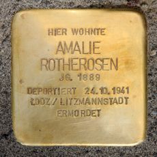 Stolperstein en memoria de Amalie Rotherosen