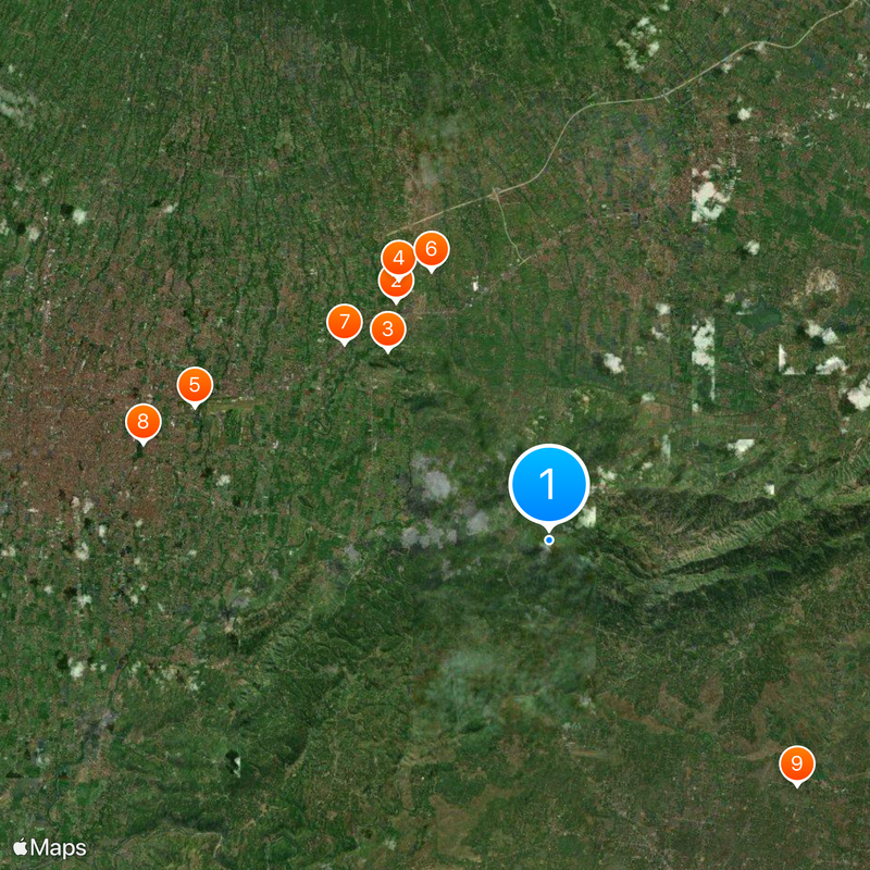 Gunung Nglanggeran Map