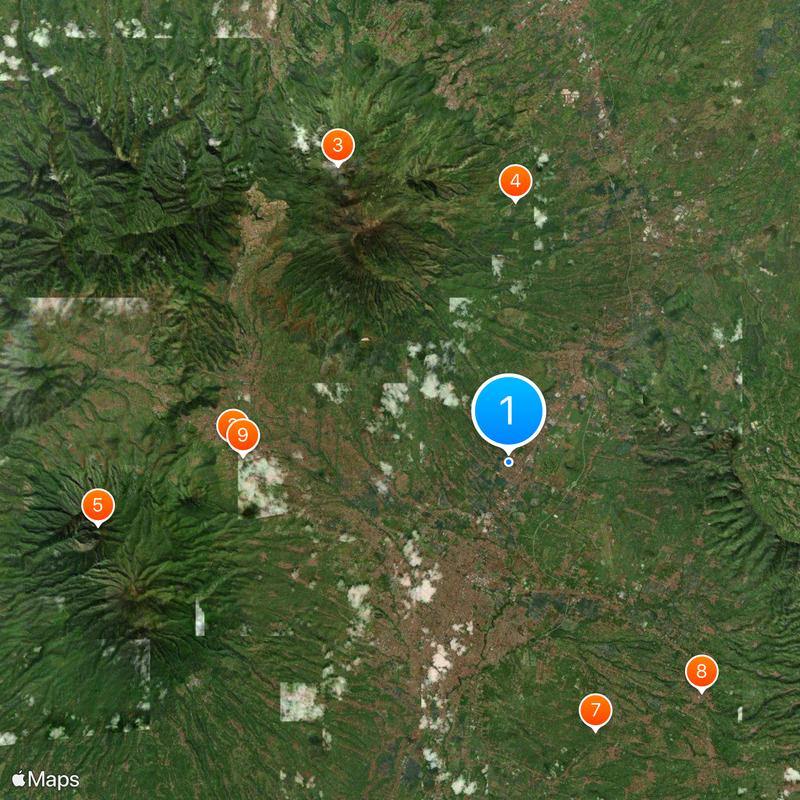 Singhasari temple Mapa