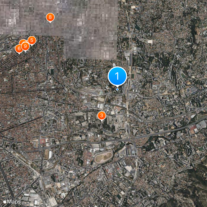 Saint-Jean-du-Désert Mappa