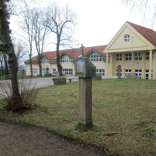 Boží muka na křížové cestě Nalžovské Hory - 11. zastavení