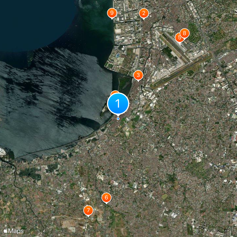 Las Piñas Bamboo Organ Map
