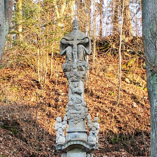 Sousoší Svaté Trojice ve Štítech v ulici Na pile