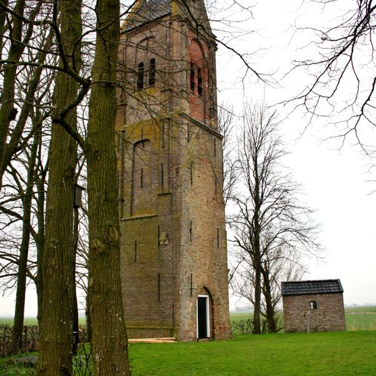 Church tower in Schillaard