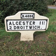 Milestone, Saltway, E of Railway bridge, nr jct with Goosehill Lane