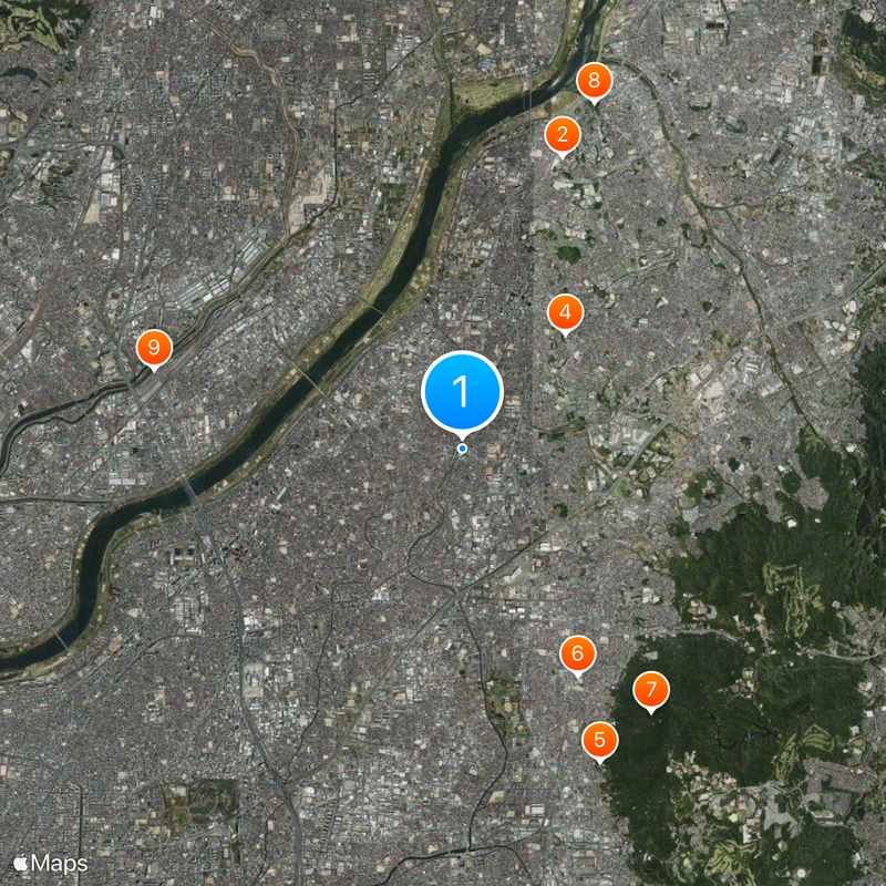 Neyagawashi Station Map