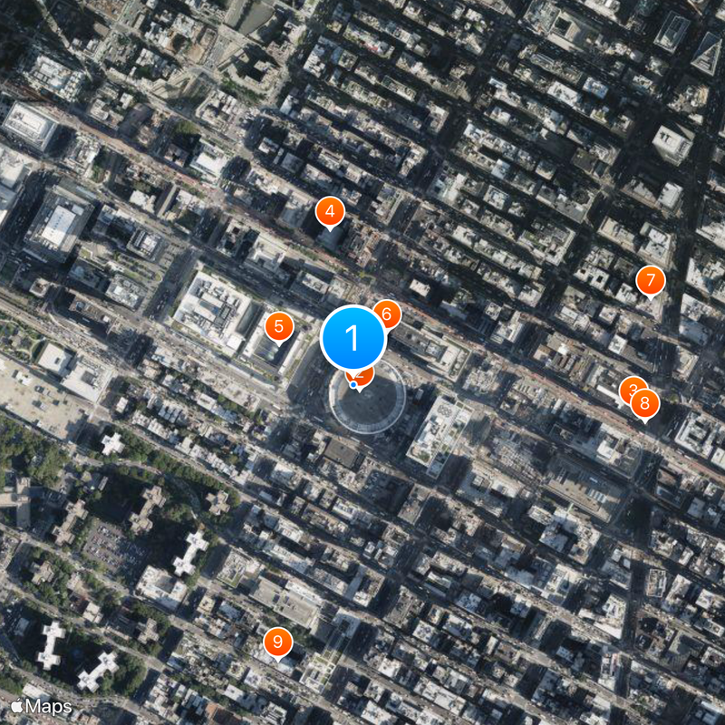 The Theater at Madison Square Garden Map