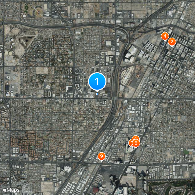 University Medical Center of Southern Nevada Map