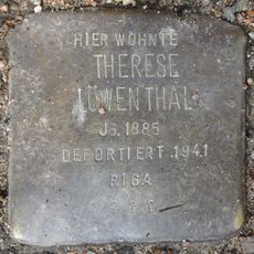 Stolperstein en memoria de Therese Löwenthal