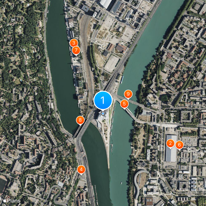 Musée des Confluences Carte