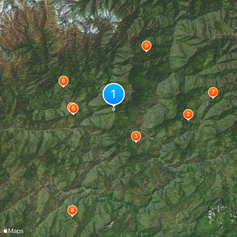 Buddha Park of Ravangla Karte